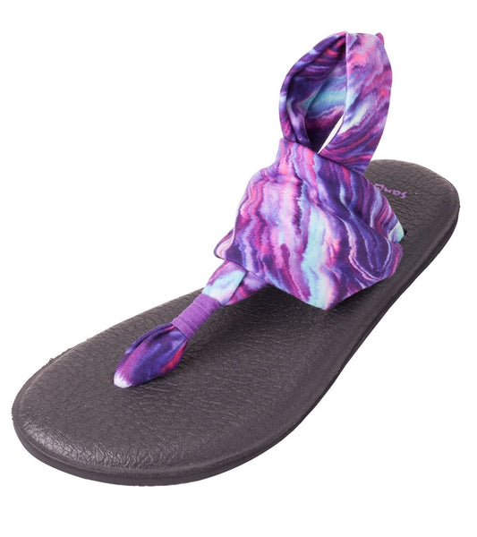 Sanuk Yoga Sling 2 Prints Sandal Purple/Blue Marble