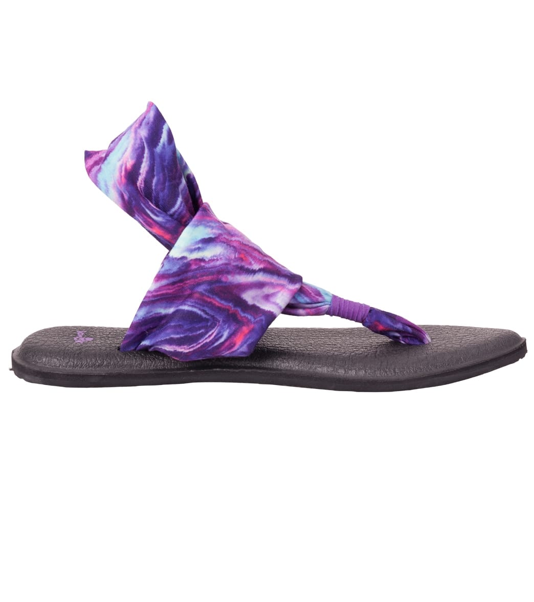 Sanuk Yoga Sling 2 Prints Sandal Purple/Blue Marble